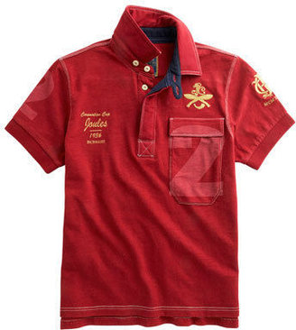 Joules Dixon Mens Polo Shirt - Pillar Box Red Size S