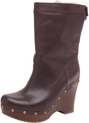 UGG Womens Carnagie Leather Java Casual Boots Brown