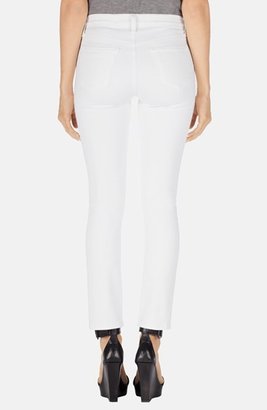 J Brand 'Rail' Crop Skinny Jeans (Blanc)