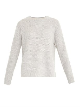 Vince Honeycomb wool and yak-blend sweater