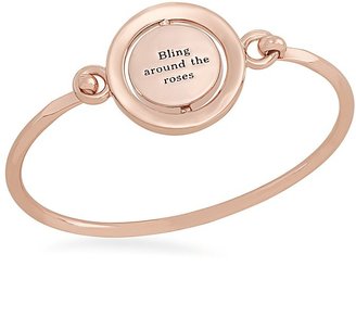 Carolee Bling Around the Roses Word Play Double Take Bangle