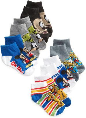 Disney Kids Socks, Toddler Boys Mickey Mouse and Friends Low Cut 6-Pack