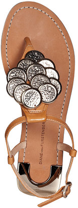 Diane von Furstenberg Leather Sandals