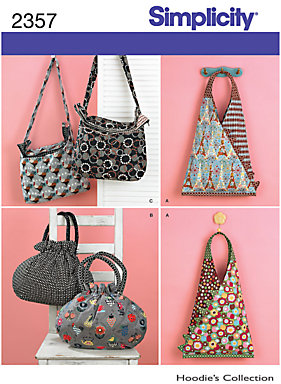 Simplicity Bags Sewing Leaflet, 2357