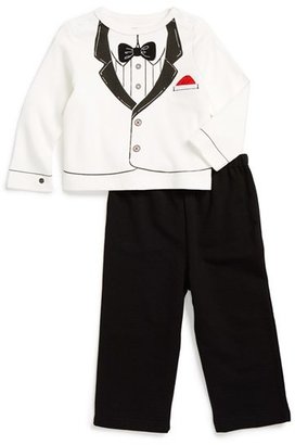 Little Me Tuxedo T-Shirt & Pant Set (Baby Boys)