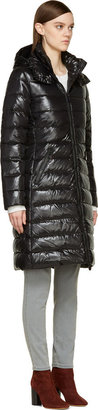 Moncler Black Quilted Down Moka Coat