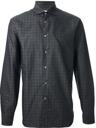 Brioni patterned shirt
