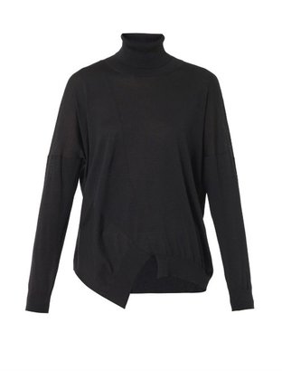 Stella McCartney Wool and silk-blend roll-neck sweater