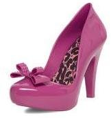 Dorothy Perkins Womens Pink Mel bow court jellies- Pink