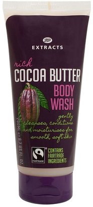 Boots Extracts refresh Boots Extracts [Cocoa Butter Body Wash] 200ml Containing Fairtrade ingredients