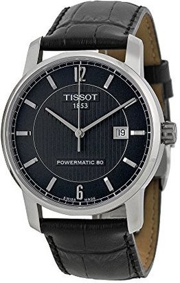Tissot Men's T0874074605700 T-Classic Analog Display Swiss Automatic Black Watch