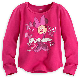 Disney Minnie Mouse Long Sleeve Thermal Tee for Girls