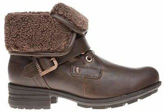 Firetrap New Womens Brown Henri Synthetic Boots Ankle Lace Up