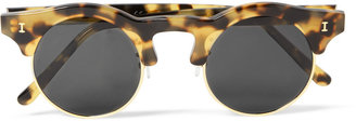 Illesteva Round-Frame Acetate Sunglasses