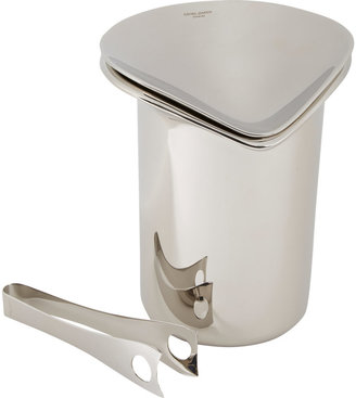 Georg Jensen Stainless Steel Ice Bucket With Tongs
