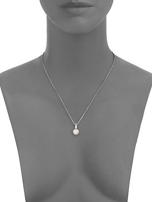 Majorica 10MM White Pearl & Sterling Silver Pendant Necklace