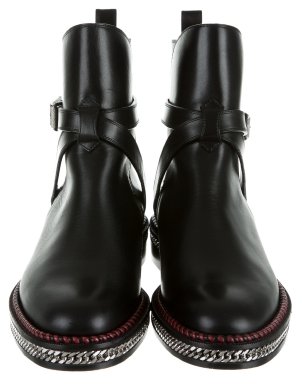 Christian Louboutin Chelsea Chain Ankle Boots