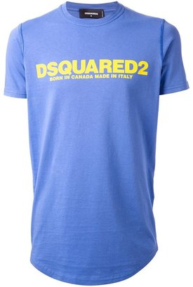 DSquared 1090 DSQUARED2 logo print T-shirt