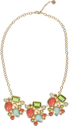 Isharya Nile Nymph 18-karat gold-plated multistone necklace