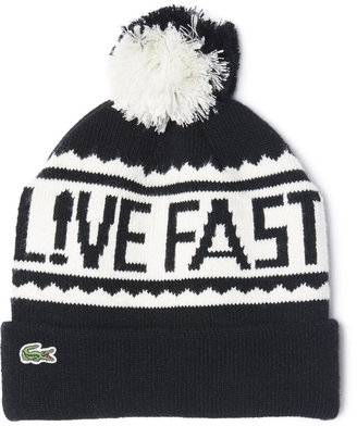 Lacoste Live Fast knit beanie