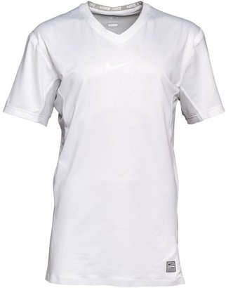 Nike Mens Pro Combat Hypercool Compression V-Neck Top White