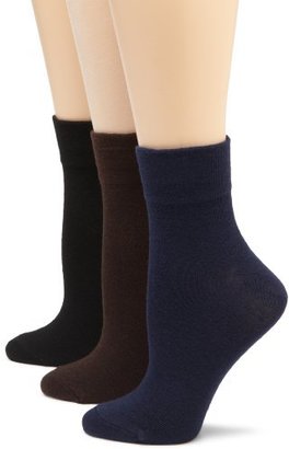 Ecco Women's 3-Pack Comfort Top Sock