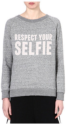 Selfridges Respect your selfie sweatshirt