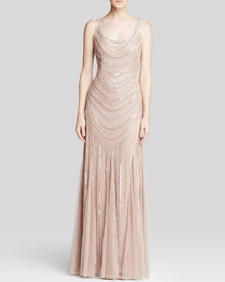 Adrianna Papell Gown - Scoop Neck Embellished