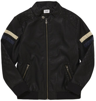 F&F Leather-Look Biker Jacket