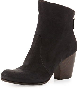 Coclico Valentine Leather Ankle Boot, Hammer Black