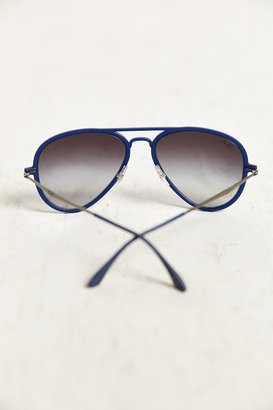 Ray-Ban Light Ray Matte Blue Aviator Sunglasses