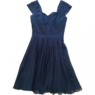 Reiss Blue Polyester Dress