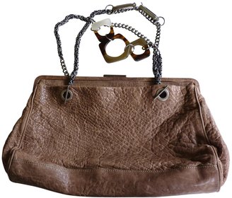 Marni Brown Leather Handbag