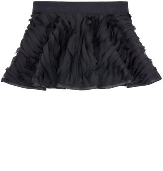 Milly Minis Mille-Feuille Circle Skirt, Black
