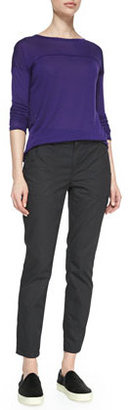Vince Twill Relaxed Cropped Pants