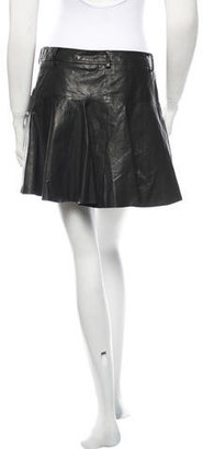 Thakoon Leather Skirt