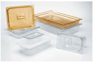 Rubbermaid Commercial Products 4 Space Cold Food Pan Notched Cover