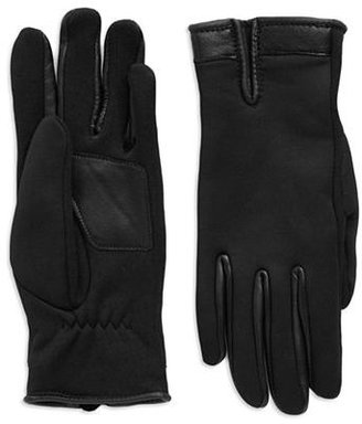 Echo Leather Trimmed Gloves