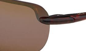 Maui Jim Sandy Beach 56mm PolarizedPlus2® Semi Rimless Sunglasses