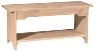 International Concepts Brookstone Wooden Bench
