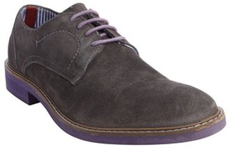Ben Sherman grey and purple suede lace up 'Flyn' oxfords