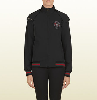 Gucci Zip-Up Jacket With Crest From Equestrian Collection