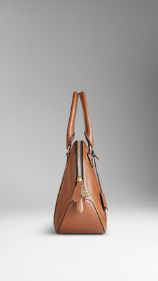 Burberry The Small Orchard in Embossed Check Leather