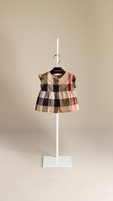 Burberry Crinkled Check Top