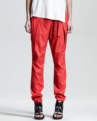 Helmut Lang Voyage Relaxed Tie-Waist Pants