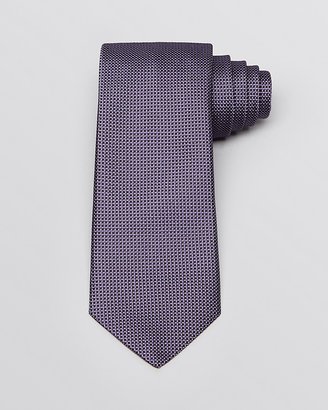 Bloomingdale's HUGO Mini Checker Solid Skinny Tie Exclusive