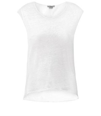 Helmut Lang Threadbare capped-sleeve T-shirt