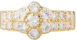 Van Cleef & Arpels 1.09ctw Fleurette Diamond Ring