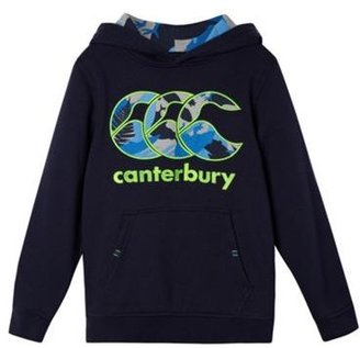 Canterbury of New Zealand Boys navy camouflage logo hoodie