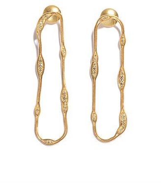 FERNANDO JORGE Diamond & yellow-gold Cycle earrings